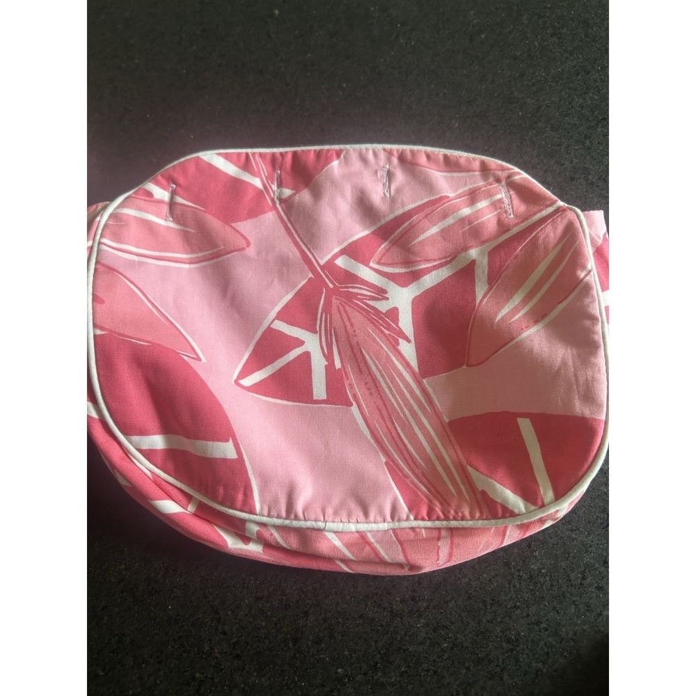 VTG Lilly Pulitzer Wood Handle Bermuda Bag with four Additional button on covers - Picture 8 of 16